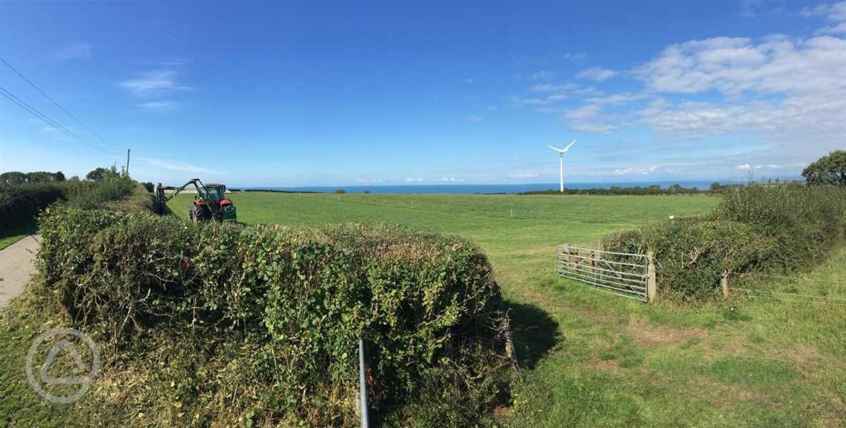فندق Carreg Y Gwynt Campsite - Touring And Tent Pitches Llanarth  المظهر الخارجي الصورة